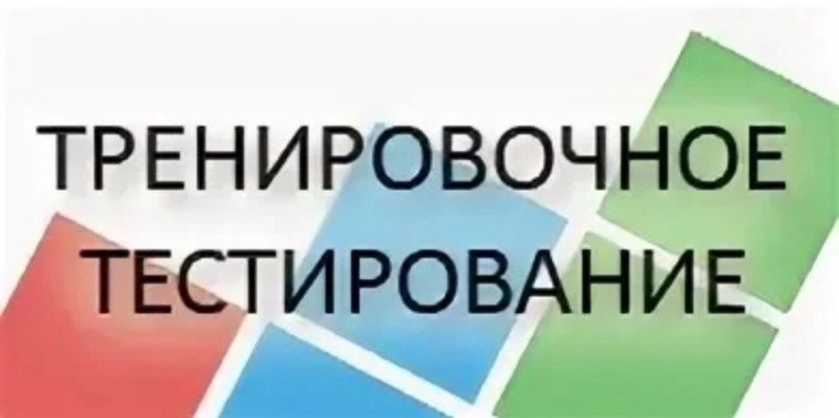 Тренировочное тестирование в форме ОГЭ.